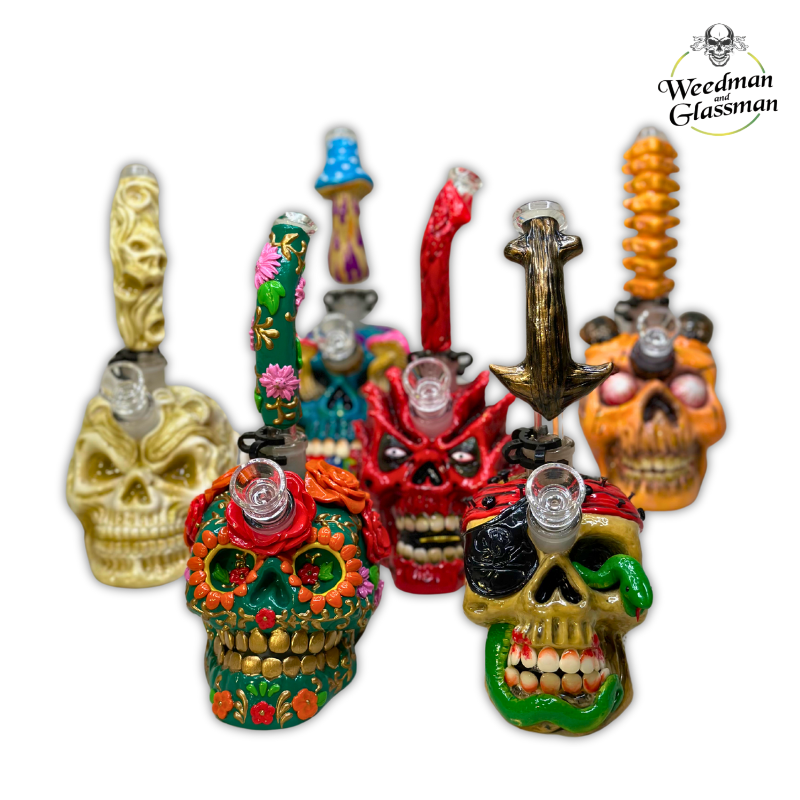 Ceramic & Glass Water Pipe | Skull Collection Ceramic & Glass Water Pipe | Skull Collection