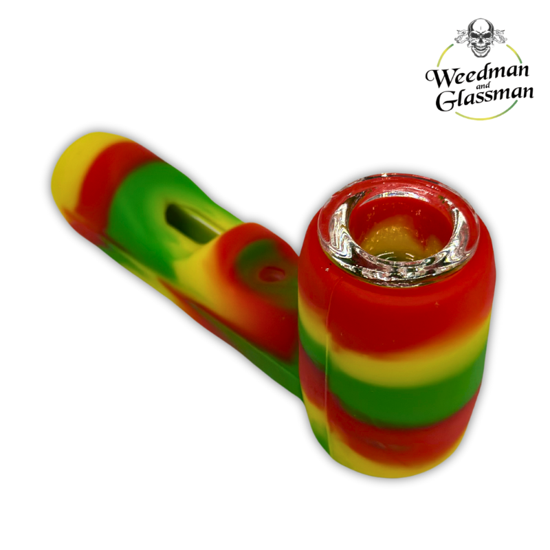 Silicone Hand Pipe | 4 inch