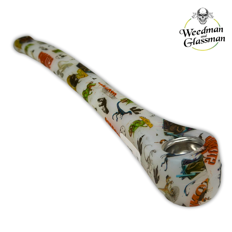 Silicone Long Neck Hand Pipe | 10 inch