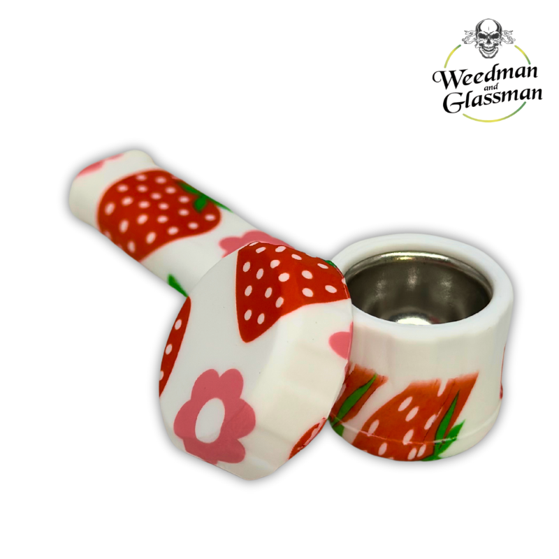 Silicone Hand Pipe | With Cap | 2.5 inch