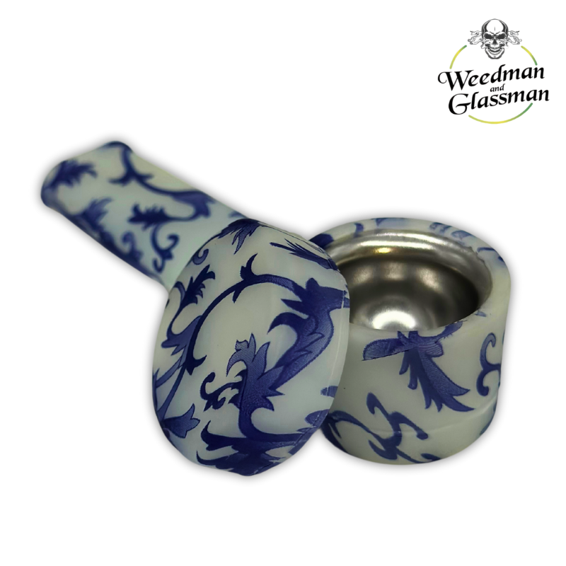 Silicone Hand Pipe | With Cap | 2.5 inch