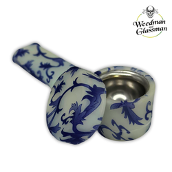 Silicone Hand Pipe | With Cap | 2.5 inch