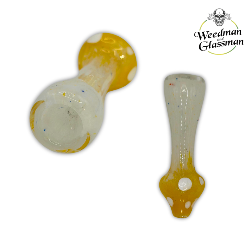 Glass Mushroom One Hitters | 3 inch