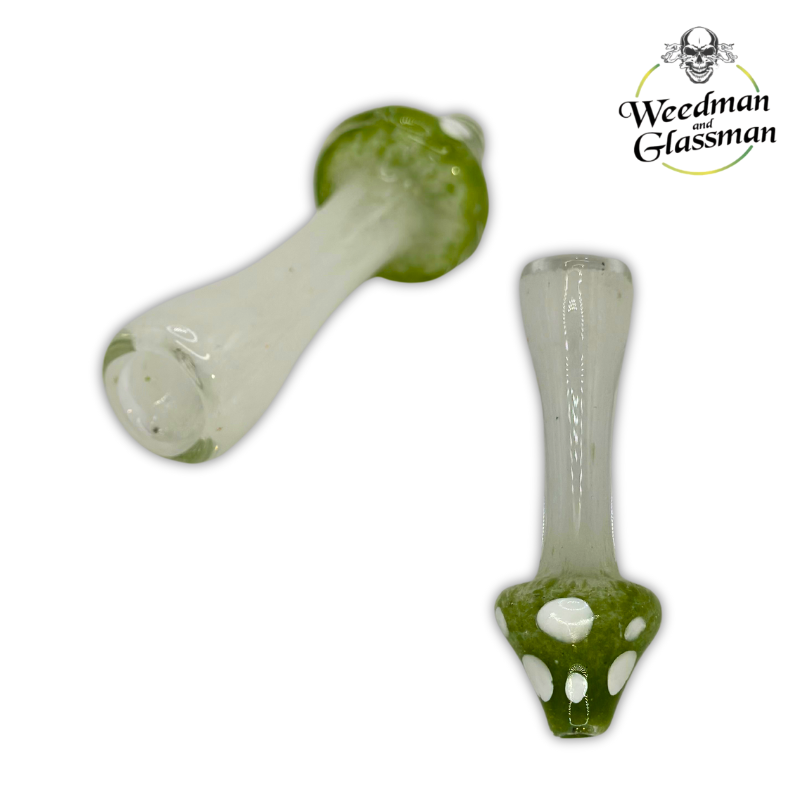 Glass Mushroom One Hitters | 3 inch