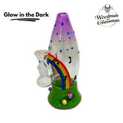 Sleek Water Pipe | 9 inch | Glow in the Dark Options