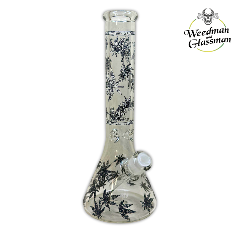 Beaker Water Pipe | 14 inch | Glow in the Dark Option