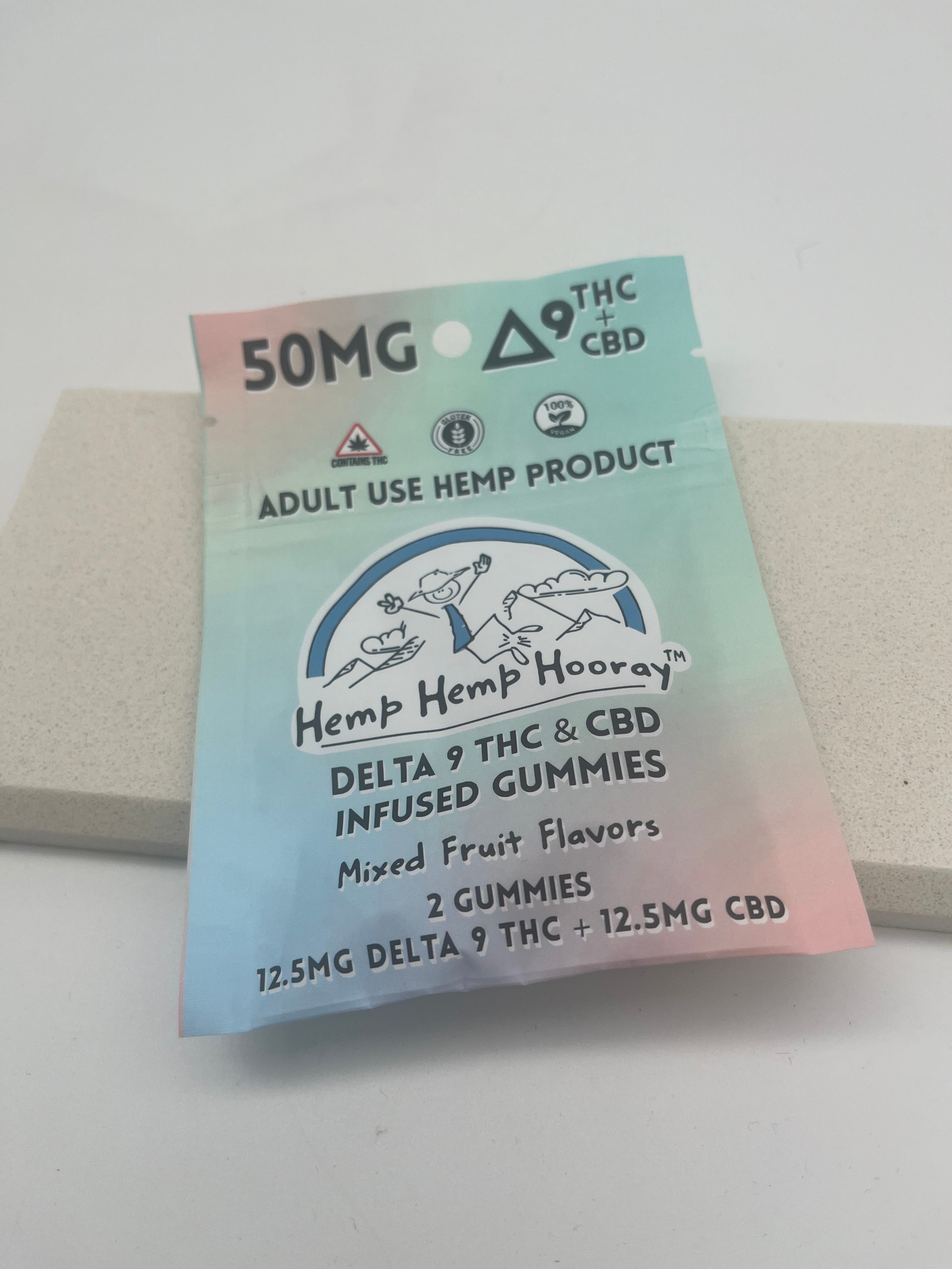 Delta 9 THC & CBD Infused Gummies By HempHempHooray