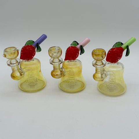 Silver Berry Small Water Pipe