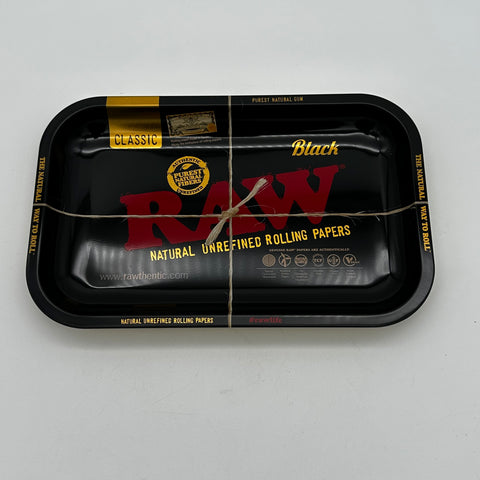 Raw Rolling Tray Small Black