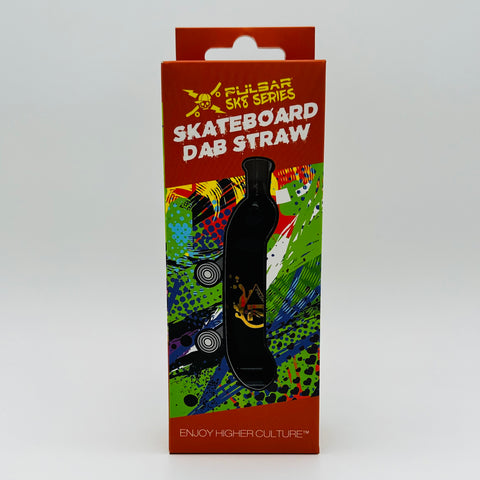 Pulsar Skateboard Dab Straw & Dish w/Qtz tip