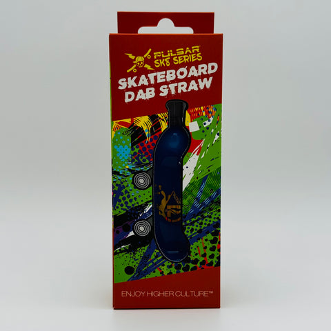 Pulsar Skateboard Dab Straw & Dish w/Qtz tip