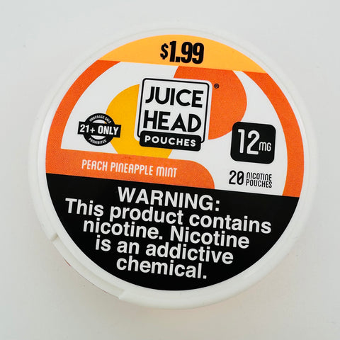 JUICE HEAD POUCHES 6MG AND 12MG 20/CANISTER
