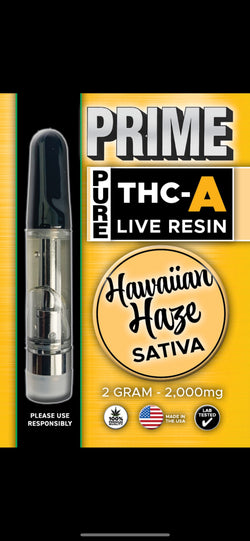 Prime 2 Gram Pure THCA Cartridge