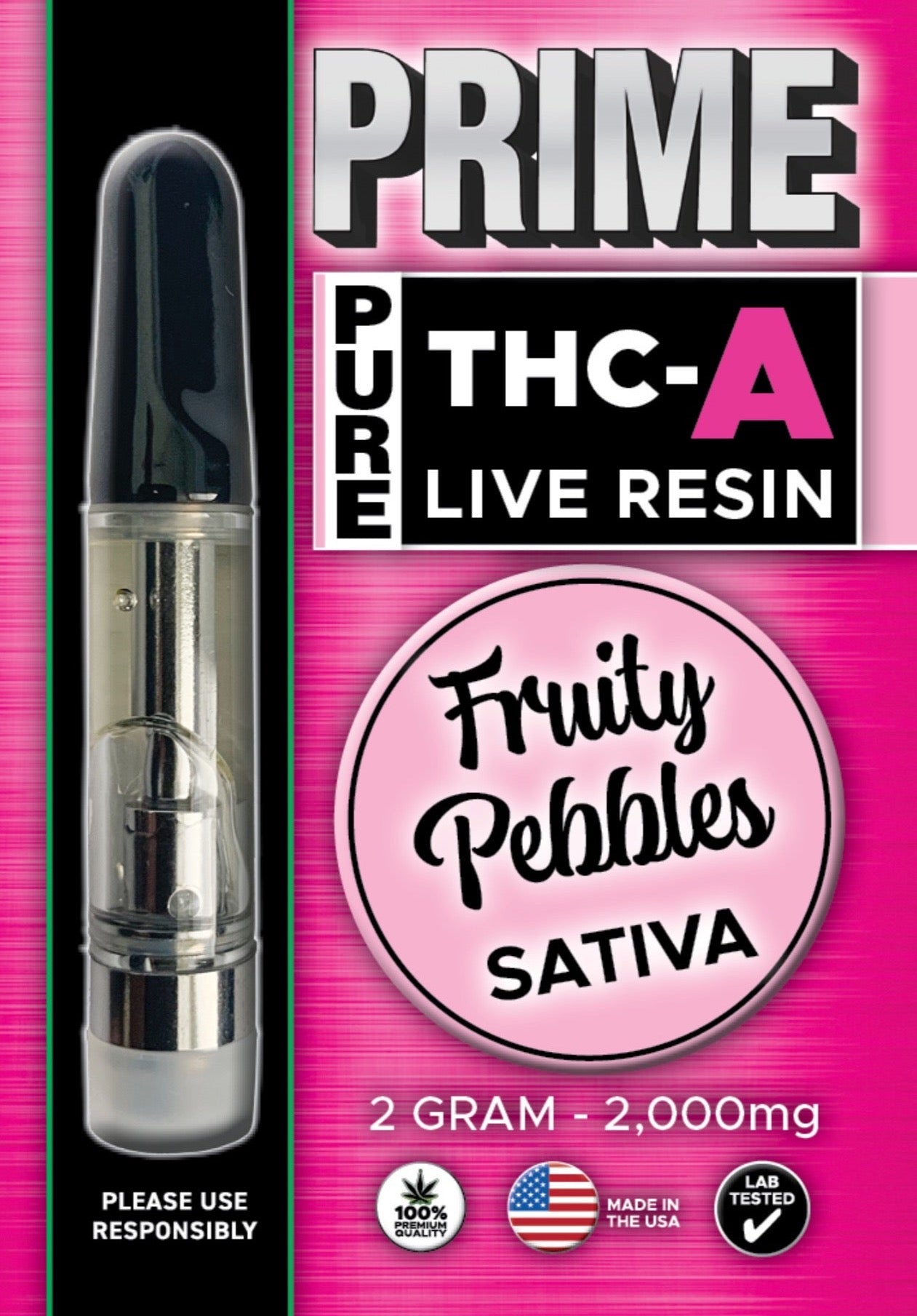 Prime 2 Gram Cartridges