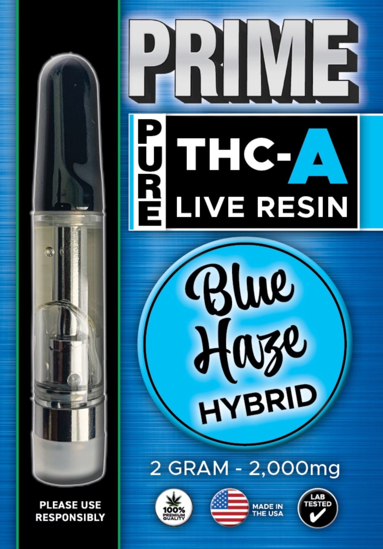 Prime 2 Gram Cartridges