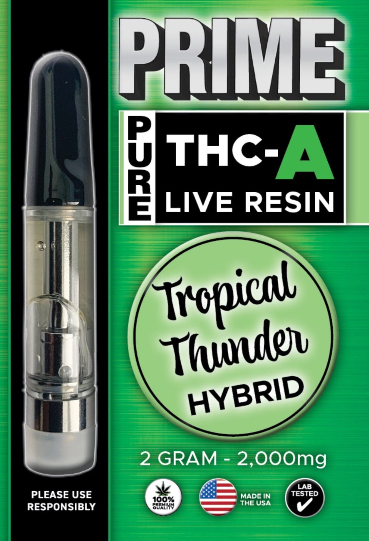 Prime 2 Gram Cartridges