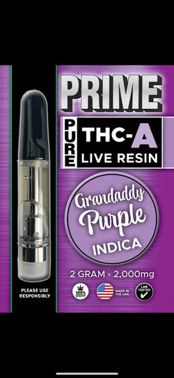 Prime 2 Gram Pure THCA Cartridge