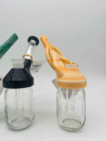 Mini Mason Jar Water Pipe