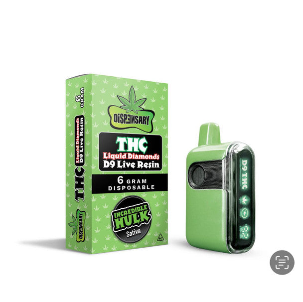 LIQUID DIAMONDS D9 LIVE RESIN 6 GRAM DISPOSABLE