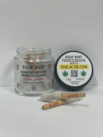 Pixy Sticks (Extremely Potent Infused Pre Rolls) 5 Count Jar