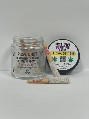 Pixy Sticks (Extremely Potent Infused Pre Rolls) 5 Count Jar +