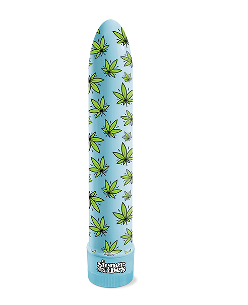 Stoner Vibes Pack A Fatty Blue Dream, Multi-Speed Vibrator (8 inches length, 1.5 inch diameter)