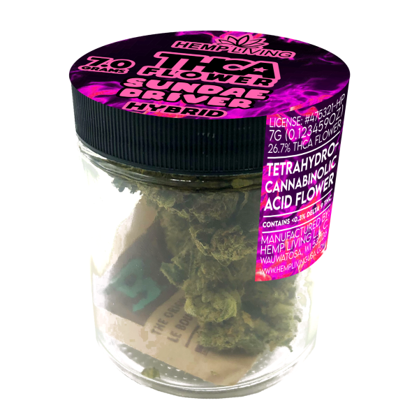 HEMP LIVING FLOWER 7g Jars | 18+ Options