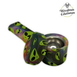 Silicone Hand Pipe | With Cap | 2.5 inch