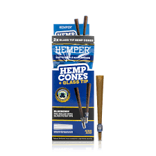 Hemper | Hemp Cones W/ Glass Tip