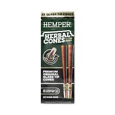 Hemper | Hemp Cones W/ Glass Tip