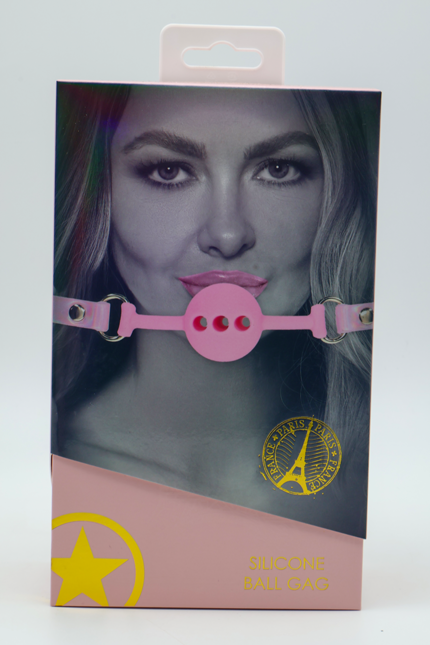 Ouch! Paris Collection - Silicone Ball Gag - Pink