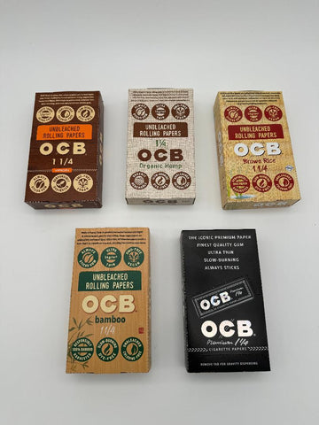 100 boxes of OCB 1 1/4