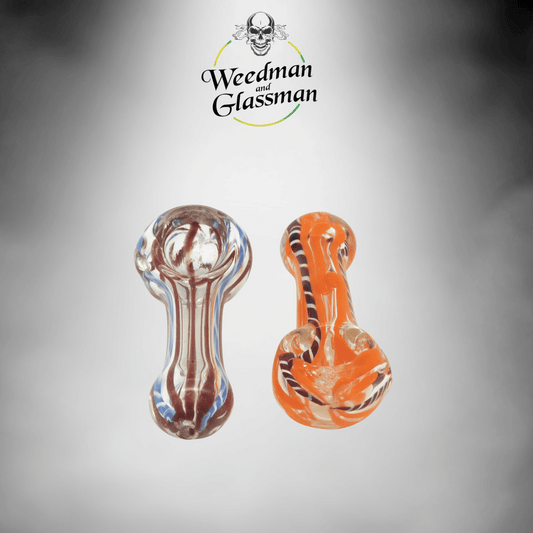 2.5" Glass Spoon Pipe - 2 Pack