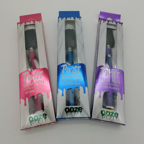 Ooze 1100Mah Slim Twist Batteries- 50CT Display