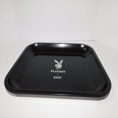Playboy by RYOT Black Rolling Tray Large
