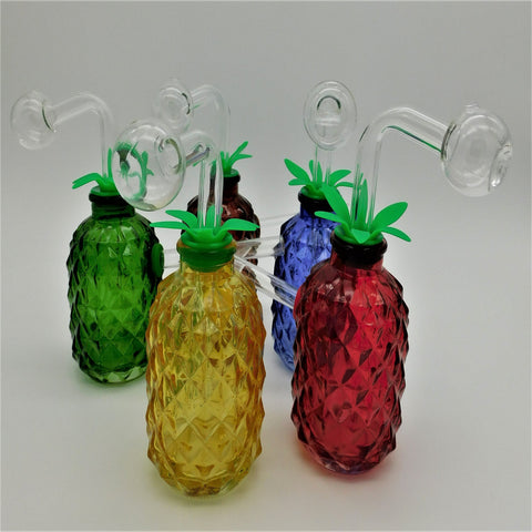 Pineapple Glass Oil Burner Rigs - 10CT