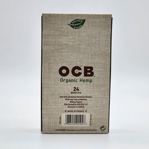 OCB organic hemp unbleached 1 1/4 rolling papers