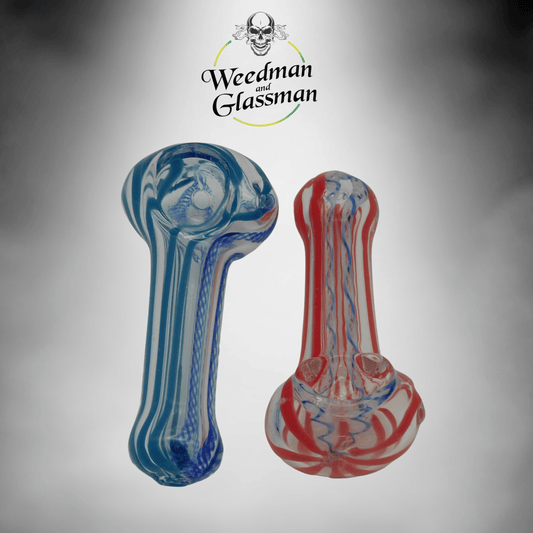 3" Glass Spoon Pipes- 2 Pack