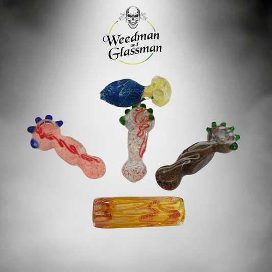 4" Glass Spoon Pipe 80gm - 1 Piece