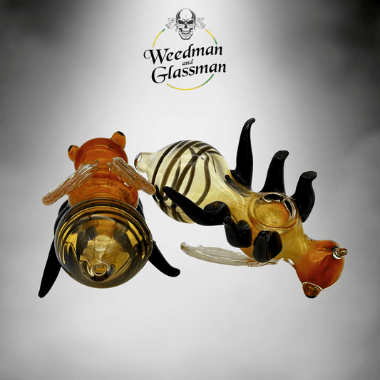 Glass Bee Hand Pipe