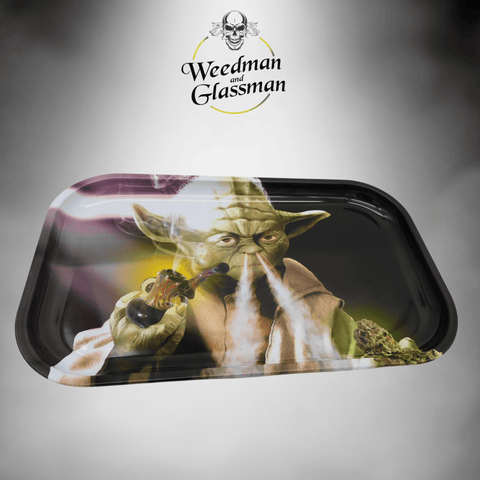 Yoda Rolling Tray with Lid