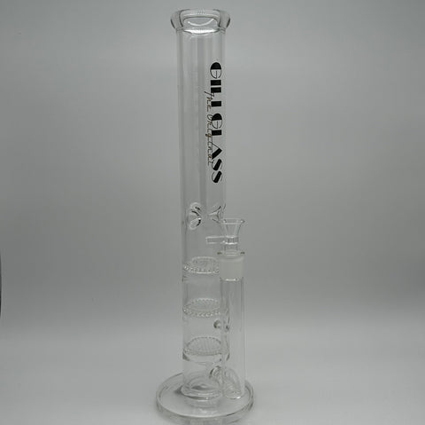 Gili Glass Heavy 3 Chamber Straight Pipe