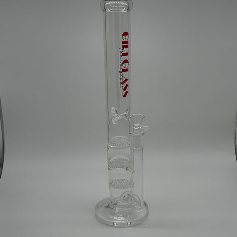 Gili Glass Heavy 3 Chamber Straight Pipe