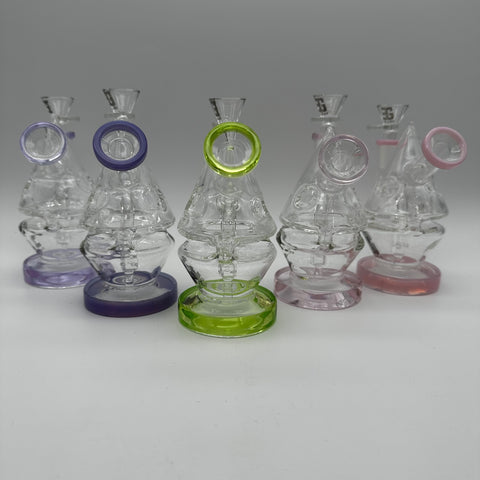 Martian Space Capsule Glass Recycler Water Pipe