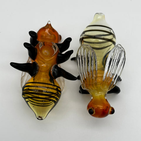 Glass Bee Hand Pipe