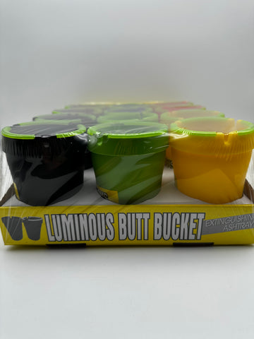 Plastic Luminous Butt Bucket 12ct Glow in the Dark