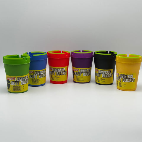 Plastic Luminous Butt Bucket 12ct Glow in the Dark