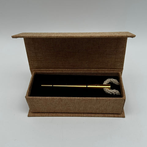 Raw Gold Poker with Rope