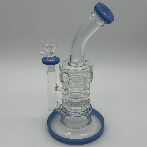 Medium Glass Barbell Perk Water Pipe 10