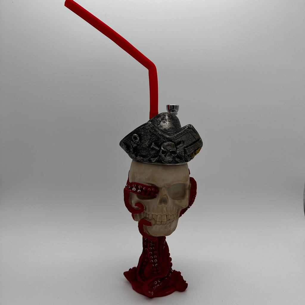 Silicone Grog Skull Water Pipe